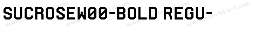 SucroseW00-Bold Regu字体转换